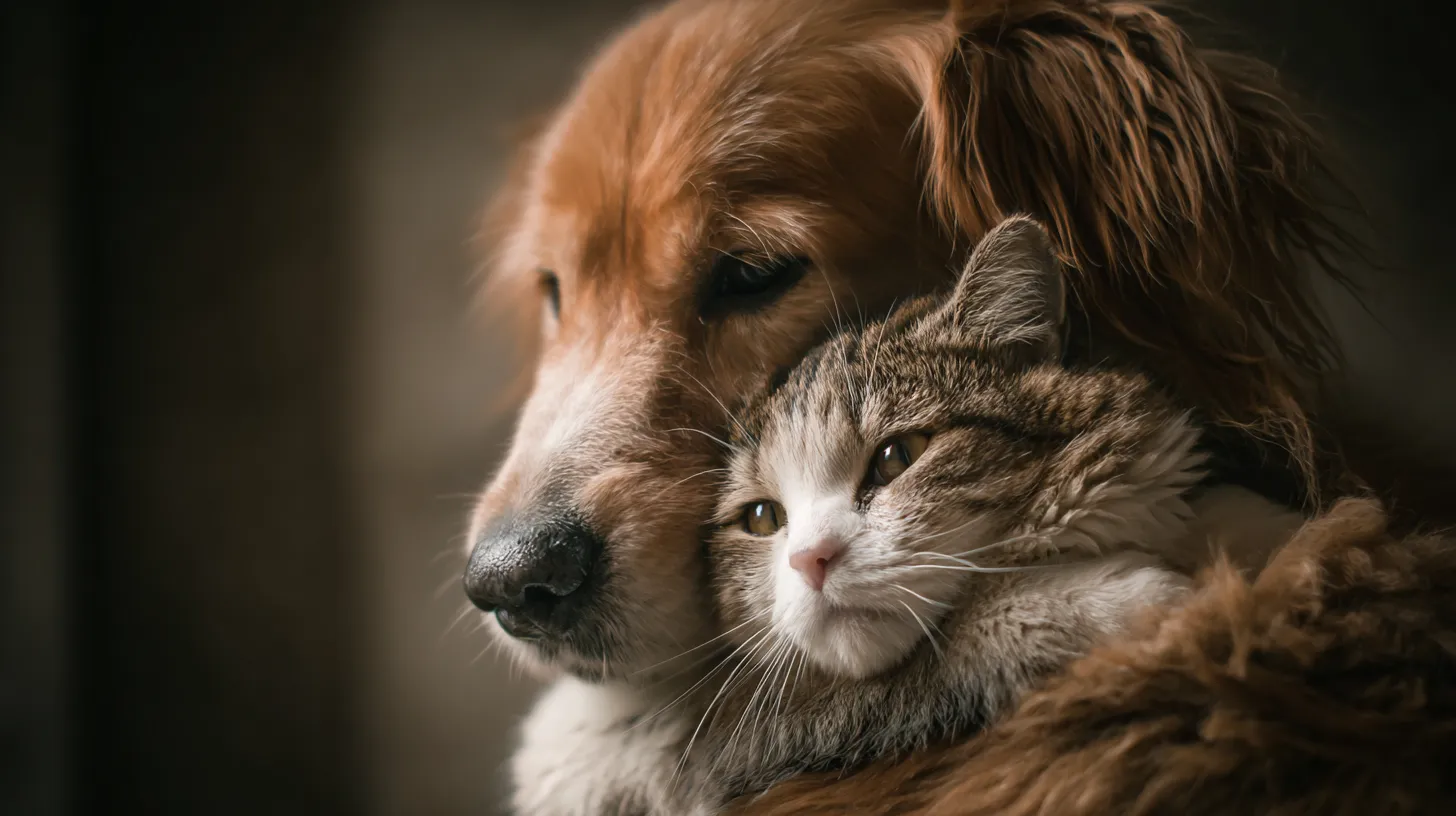 Dog leaping into owner’s arms during a heartfelt reunion