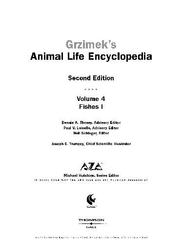 (eBook) Grzimek's Animal Life Encyclopedia (2nd Ed.) Fishes (PICTURES ONLY) By Hutchins M.